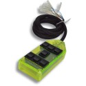 Green 7-Switch Rocker Switch Box Green 7-Switch Rocker Switch Box