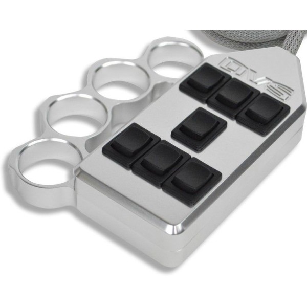 Billet Brass Knuckle 7-Switch Rocker Switch Box Billet Brass Knuckle 7-Switch Rocker Switch Box