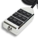 Chrome 9-Switch Rocker Switch Box Chrome 9-Switch Rocker Switch Box
